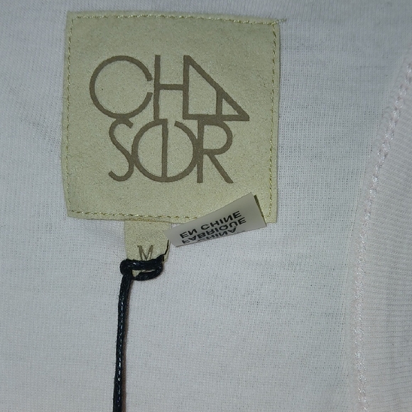 Chaser Soft Pink Razorback  Top - Picture 5 of 6